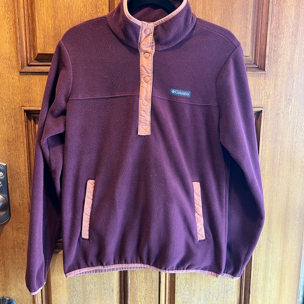 Columbia Purple Fleece Pullover